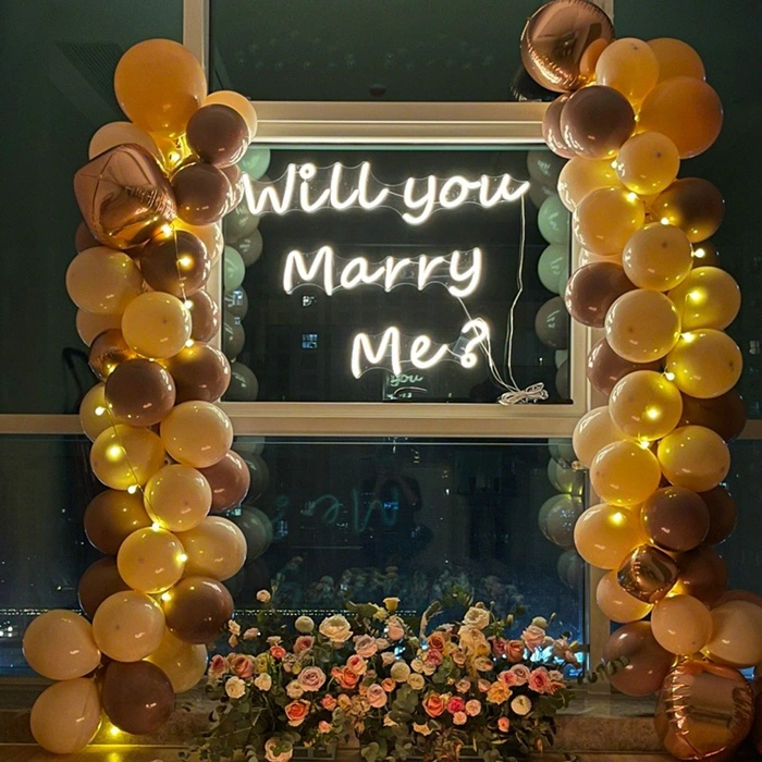 integrate neon sign for wedding